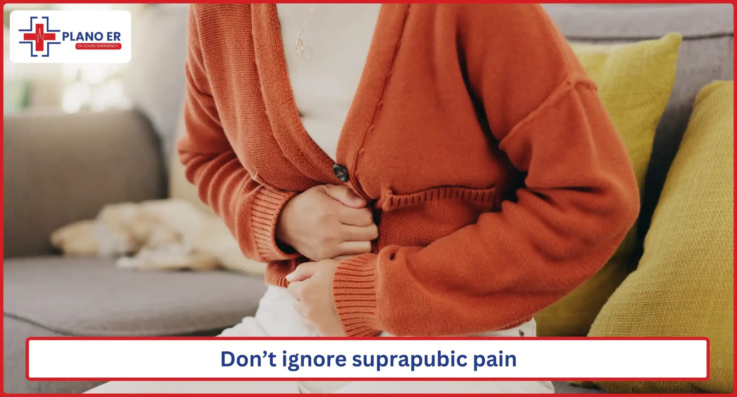 Don’t ignore suprapubic pain