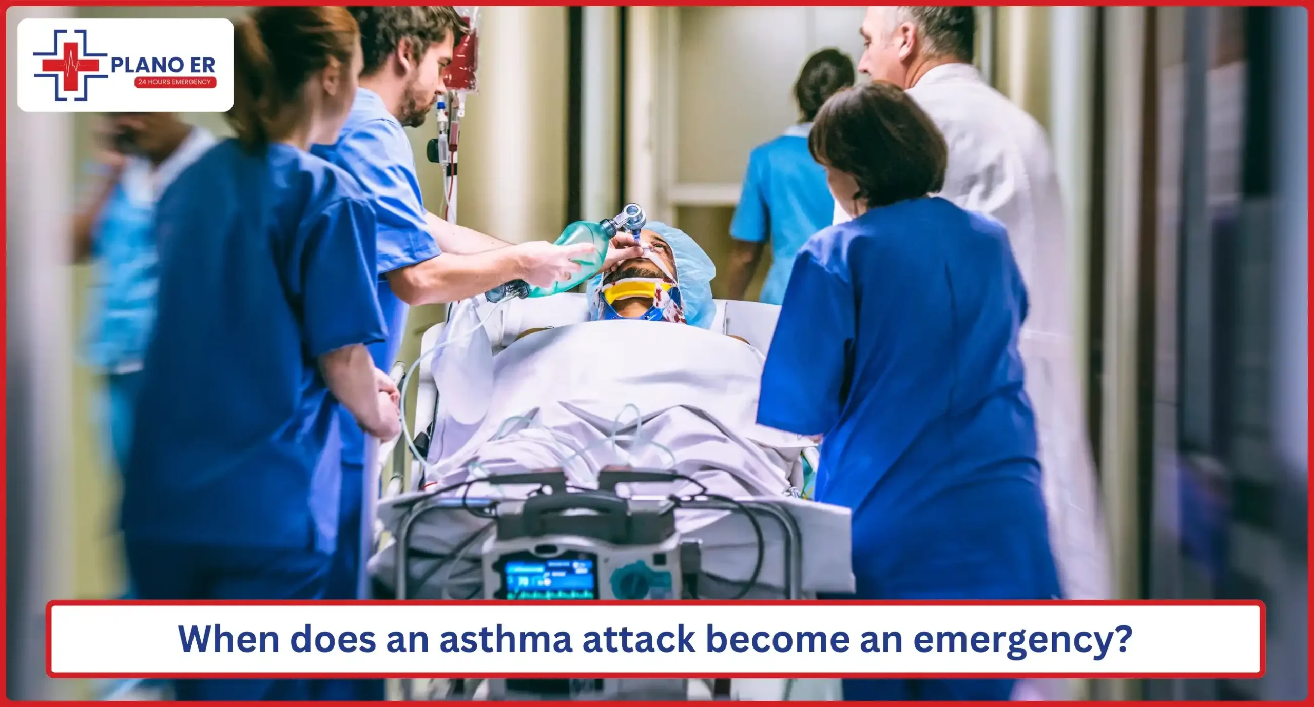 When does an asthma attack become an emergency
