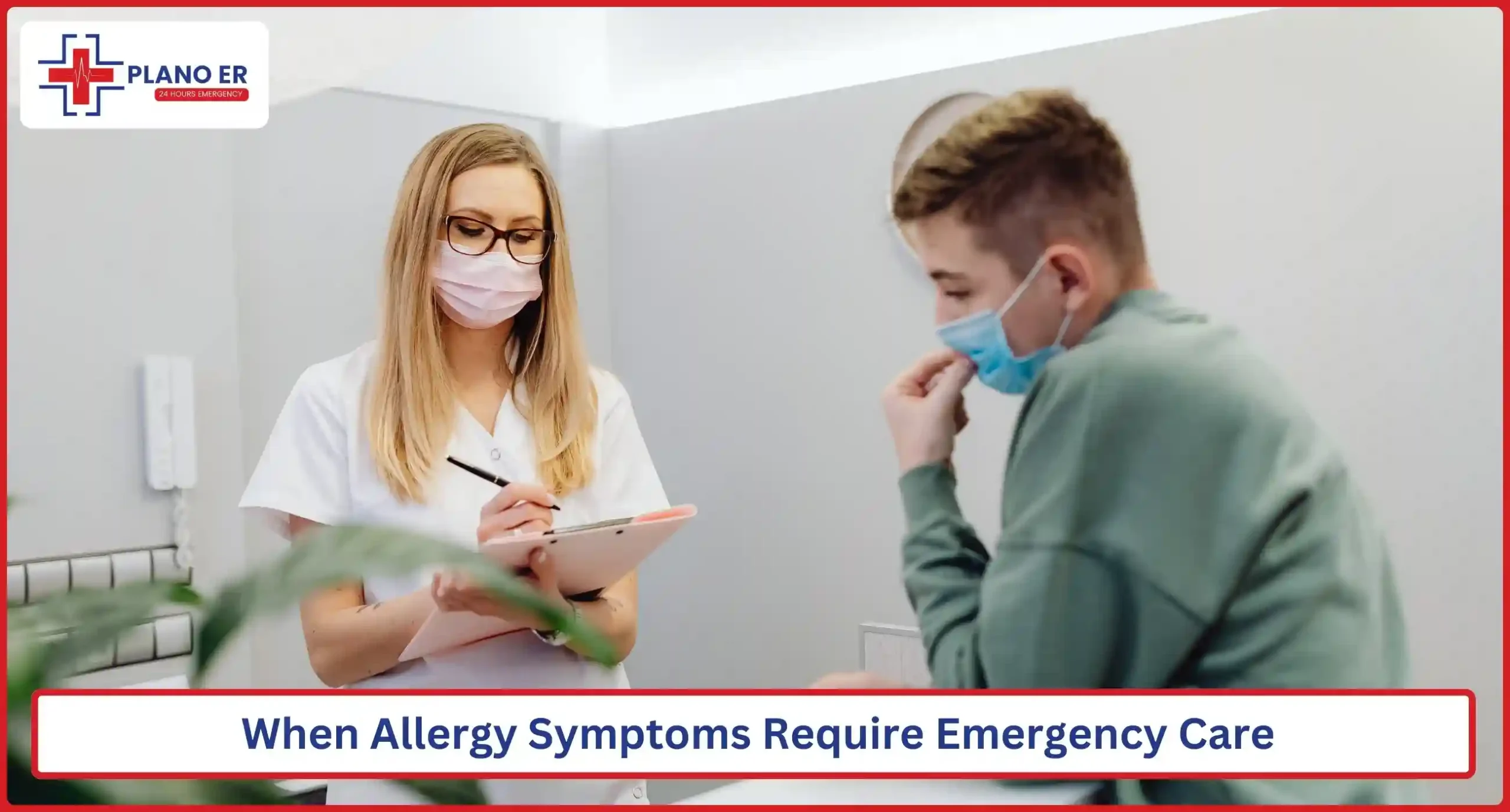 When Allergy Symptoms Require Emergency Care