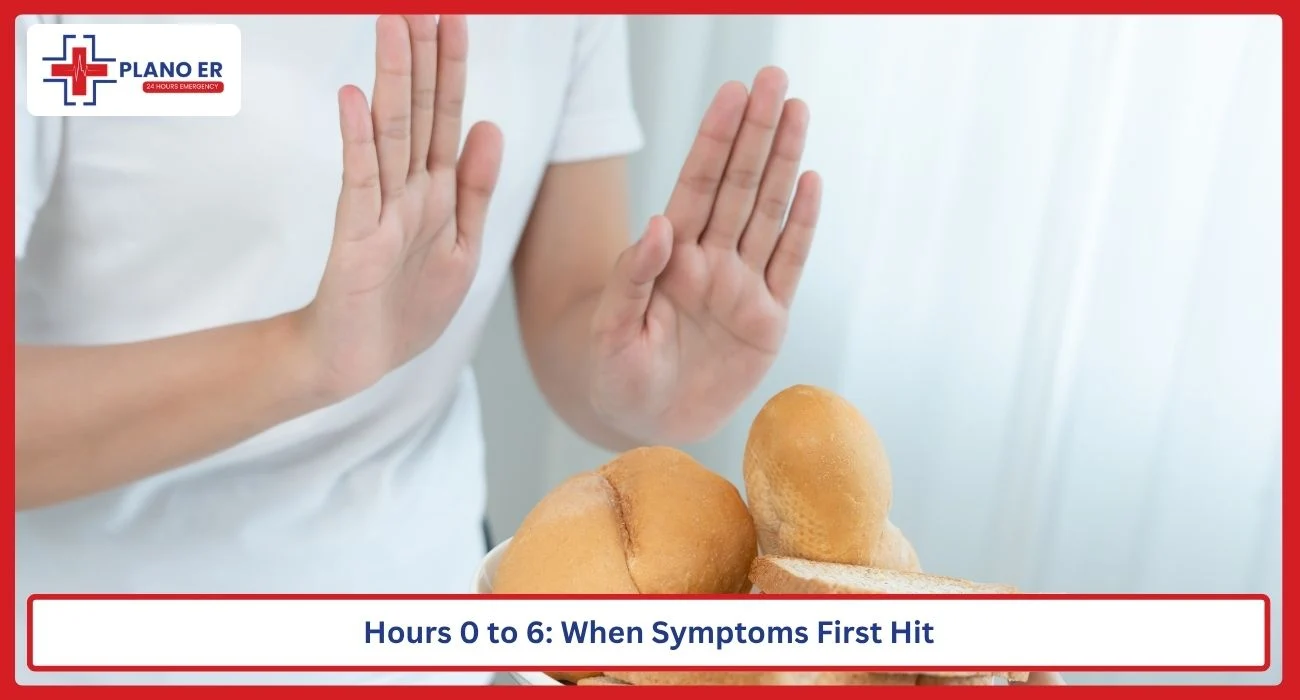 Hours 0 to 6 When Symptoms First Hit