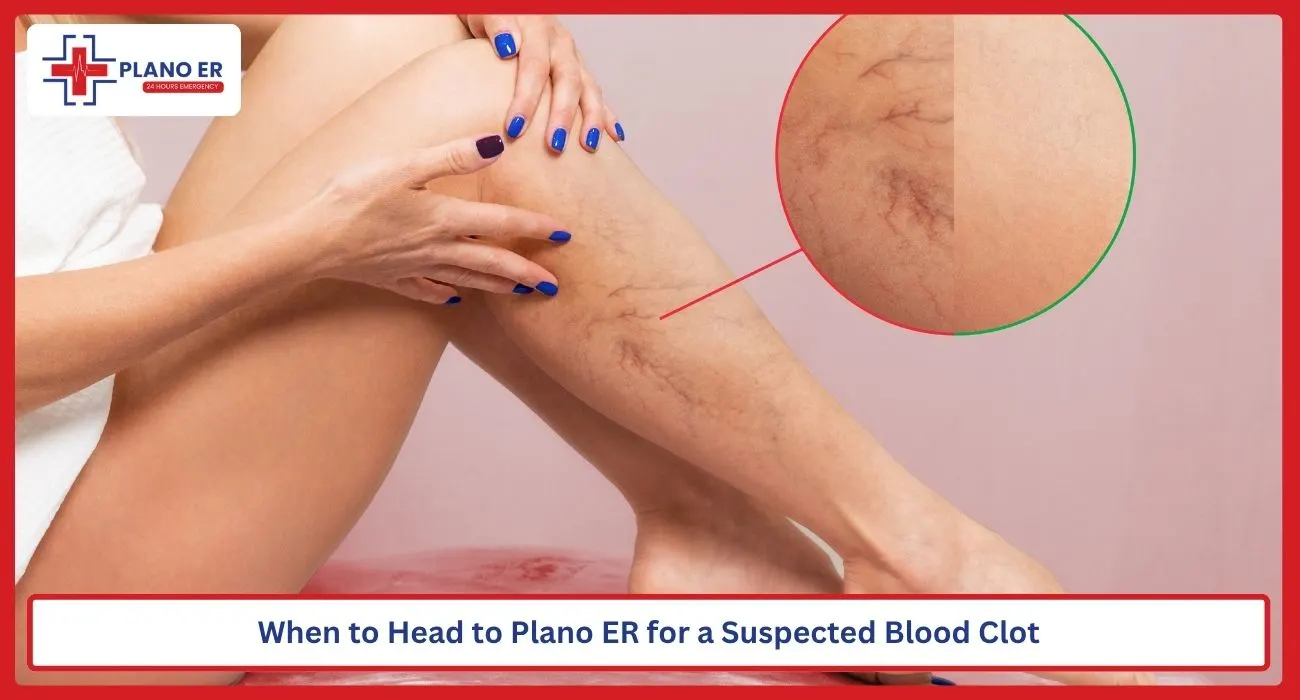 When to Head to Plano ER for a Suspected Blood Clot